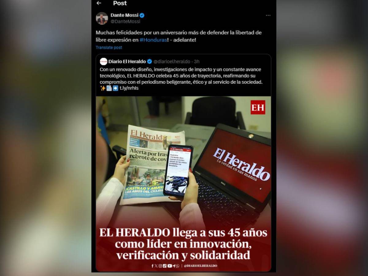 En sus 45 años de compromiso, sectores felicitan a EL HERALDO