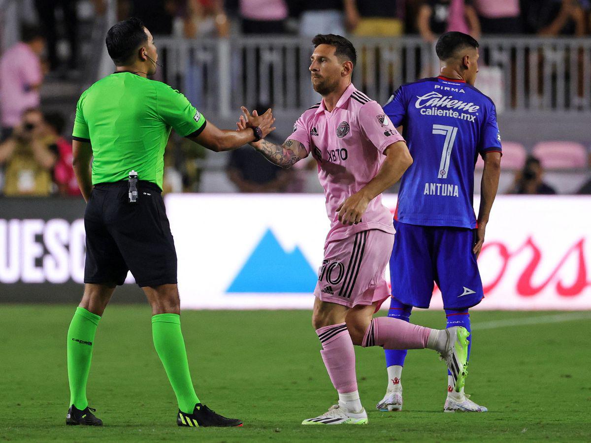 Said Martínez cuenta qué le dijo a Messi y cómo fue el saludo en su debut con el Inter Miami