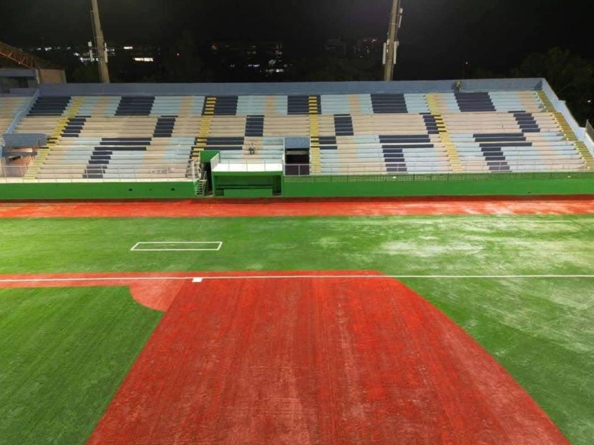 Así quedó el estadio “Chochi” Sosa de Tegucigalpa tras ser remodelado