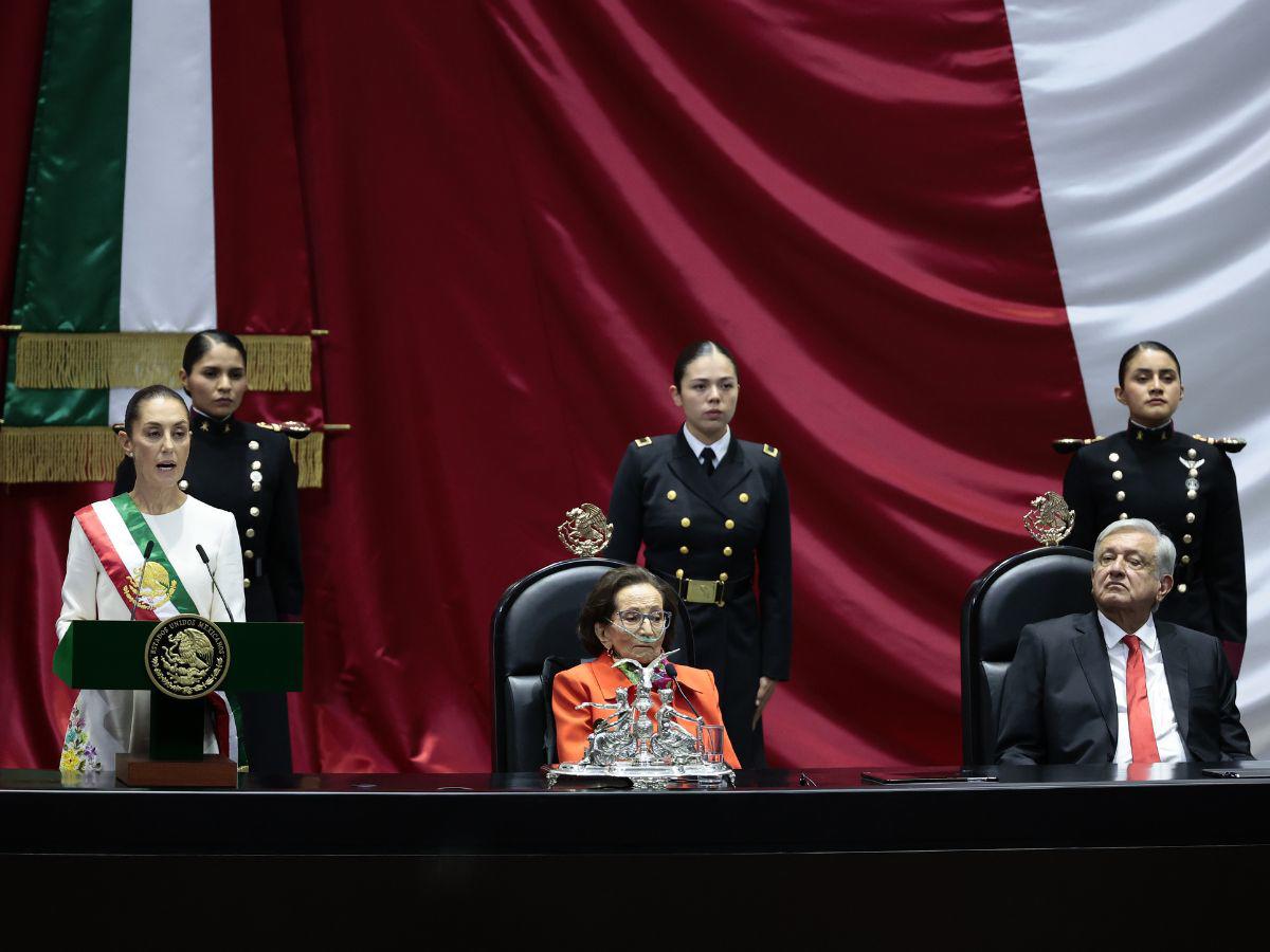 Las imágenes que dejó la investidura de Claudia Sheinbaum como presidenta de México