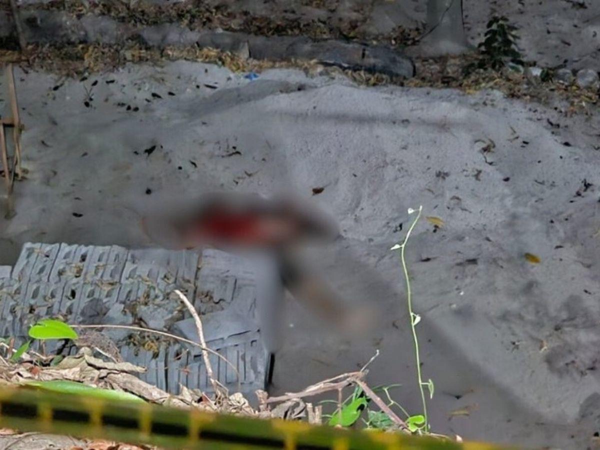 Asesinan a un albañil a machetazos en San Pedro Sula