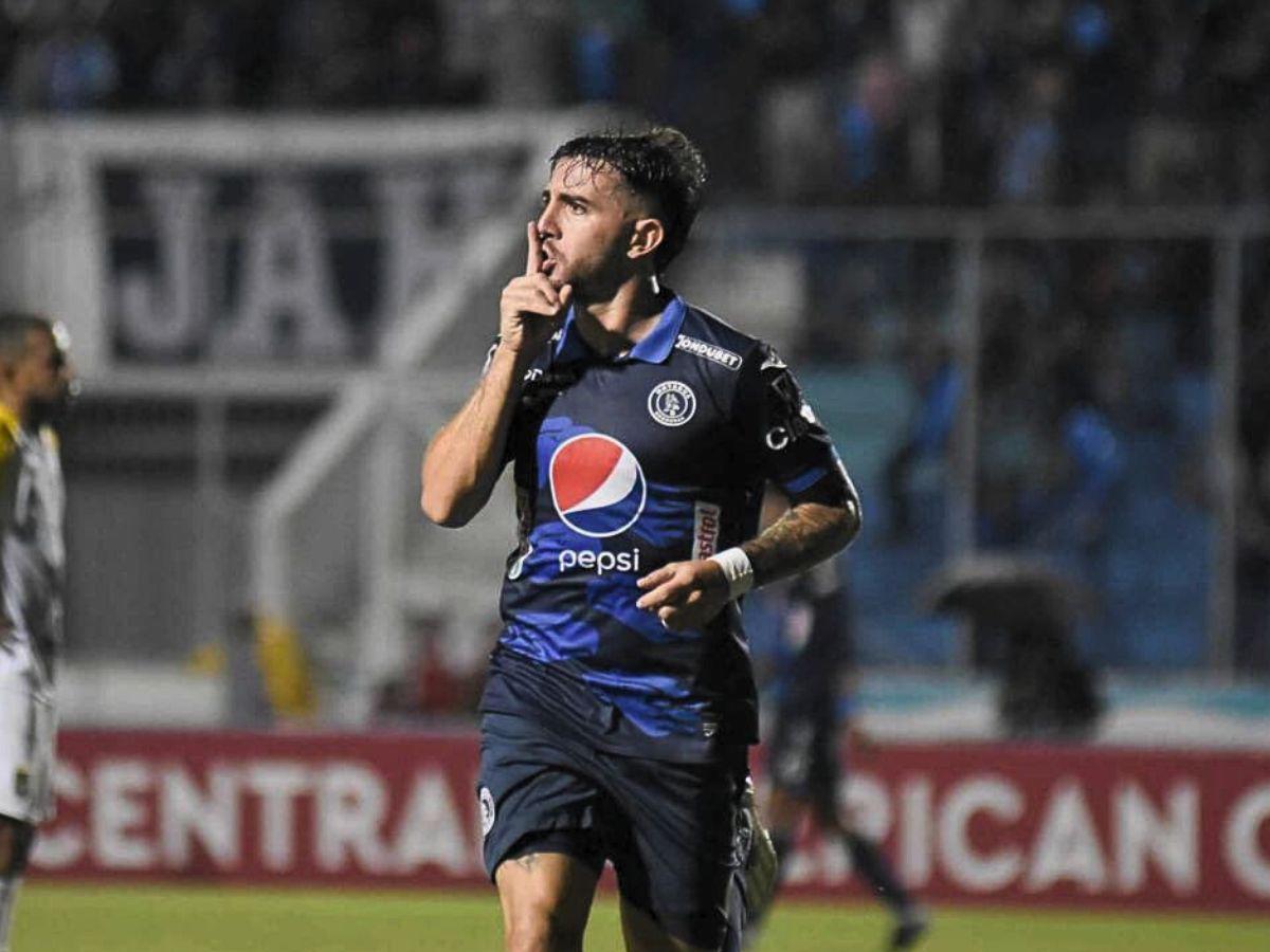 Auzmendi sumó su onceavo gol y Motagua sube en la tabla del Apertura 2023