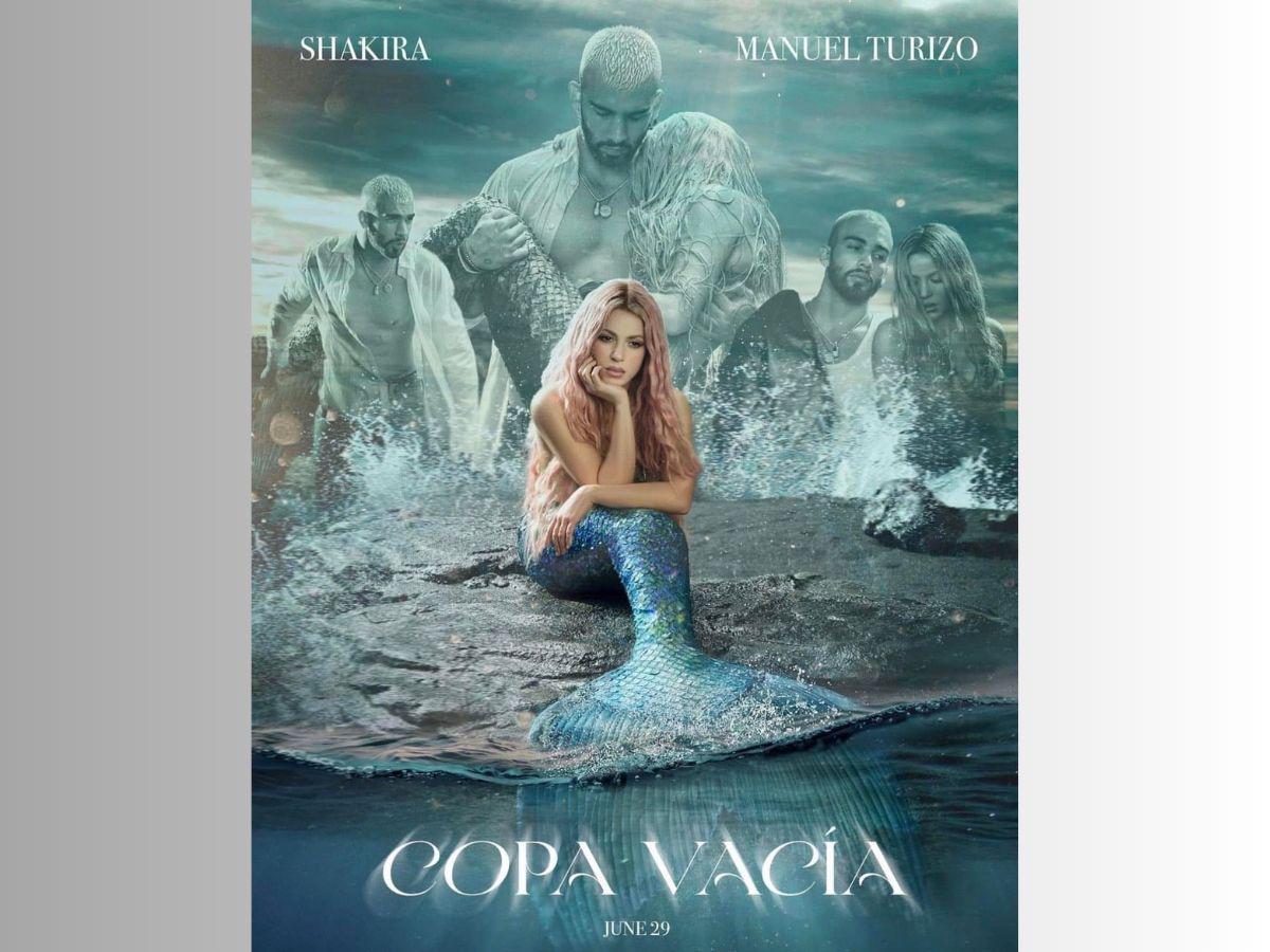 Este es el afiche oficial que la cantante colgó en sus redes sociales para anunciar el estreno de “Copa vacía” este próximo 29 de junio.