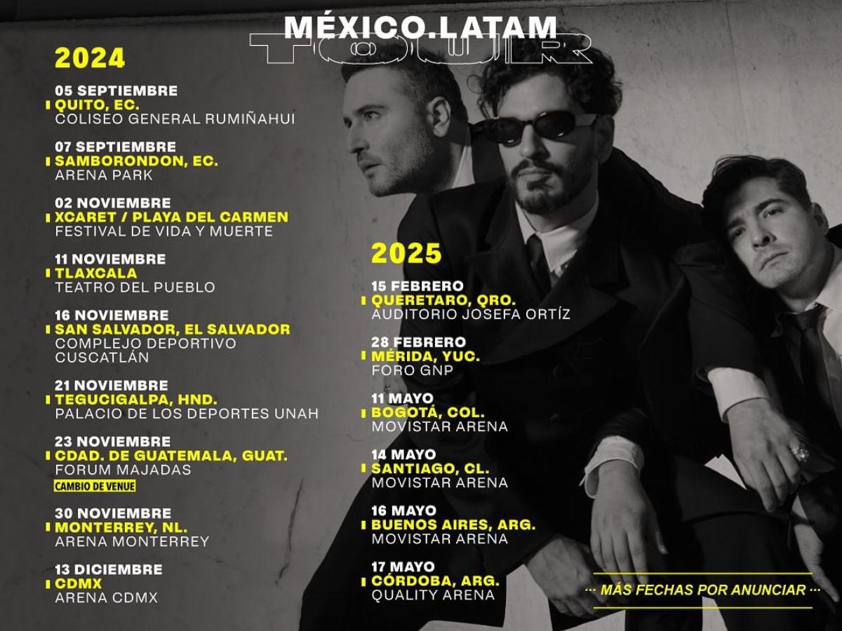 Reik llega a Honduras con “Panorama tour”: los detalles del concierto