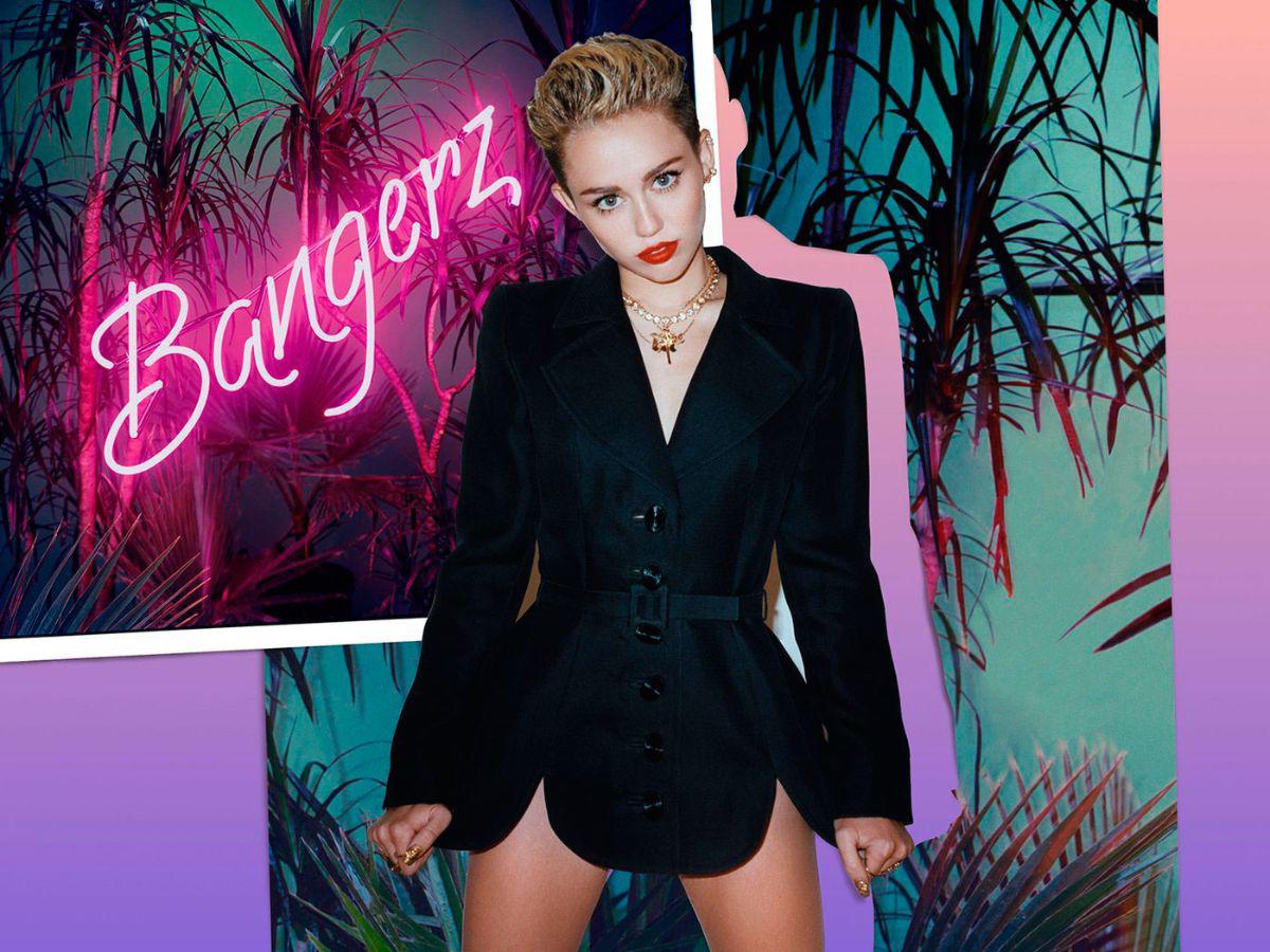 La portada del controversial álbum Bangerz, de 2013.