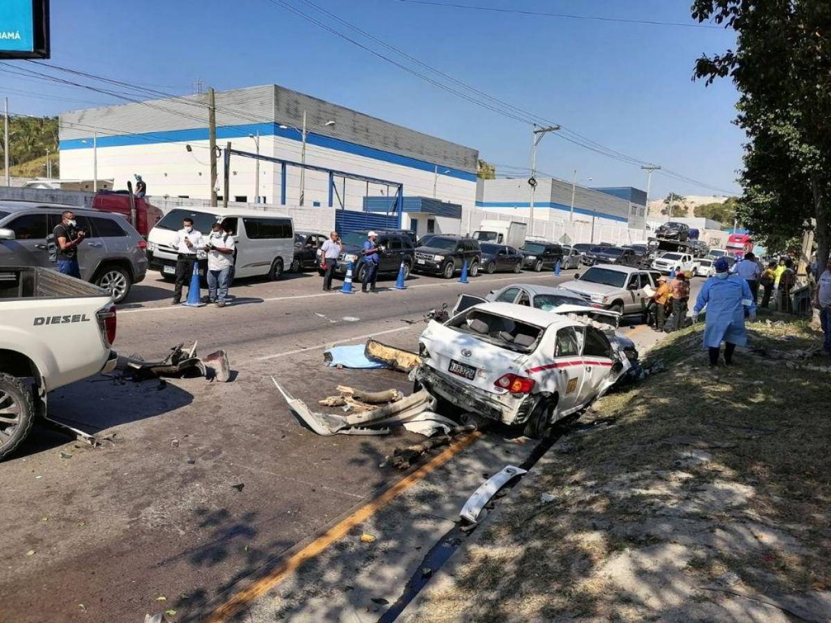 Responsable de accidente vial en Choloma conducía alcoholizado y a exceso de velocidad