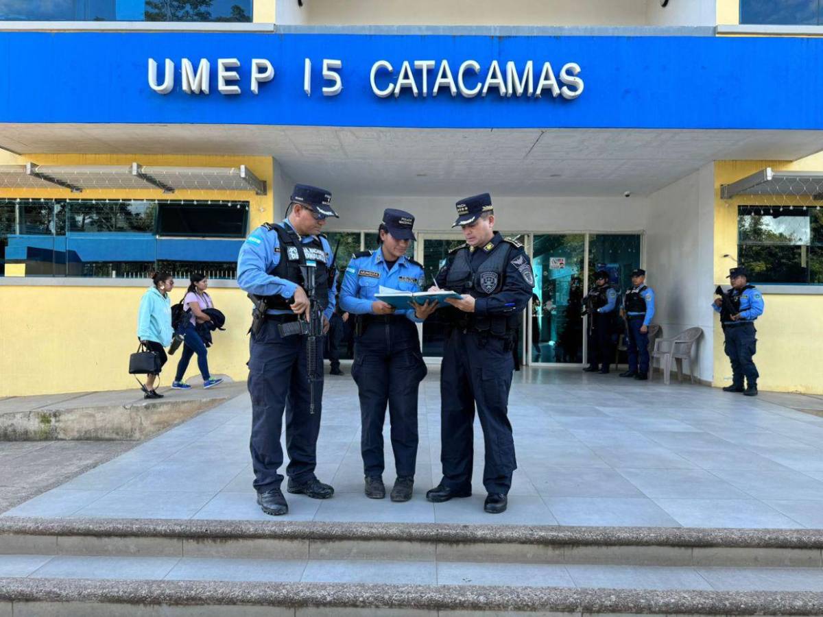 Black Mambas y 200 agentes policiales: así luce Catacamas tras intervención