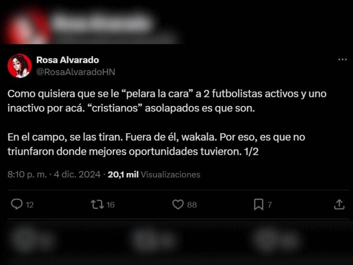 Periodista amenaza con exponer a tres jugadores hondureños: “Asolapados cristianos”