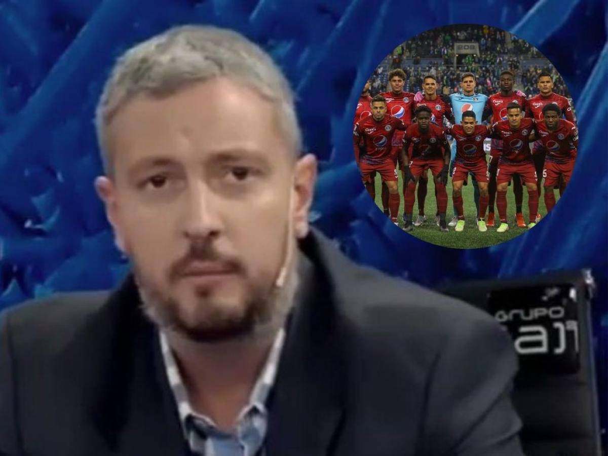 Periodista argentino ataca nuevamente el fútbol hondureño tras eliminación del Motagua en la Concachampions