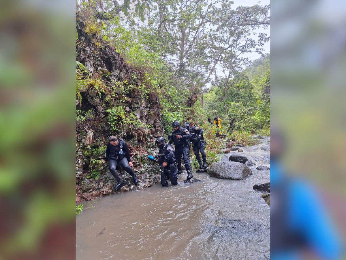 Los cadáveres fueron hallados en un sector montañoso entre Tatumbla y El Zamorano.