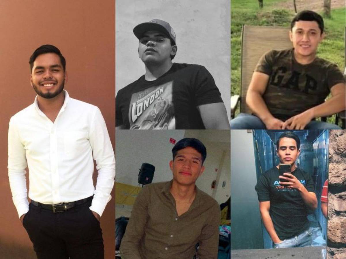 En orden de izquierda a derecha: Roberto Olmeda, Diego Alberto Lara Santoyo, Uriel Galván González, Jaime Adolfo Martínez y Dante Cedillo Hernández.