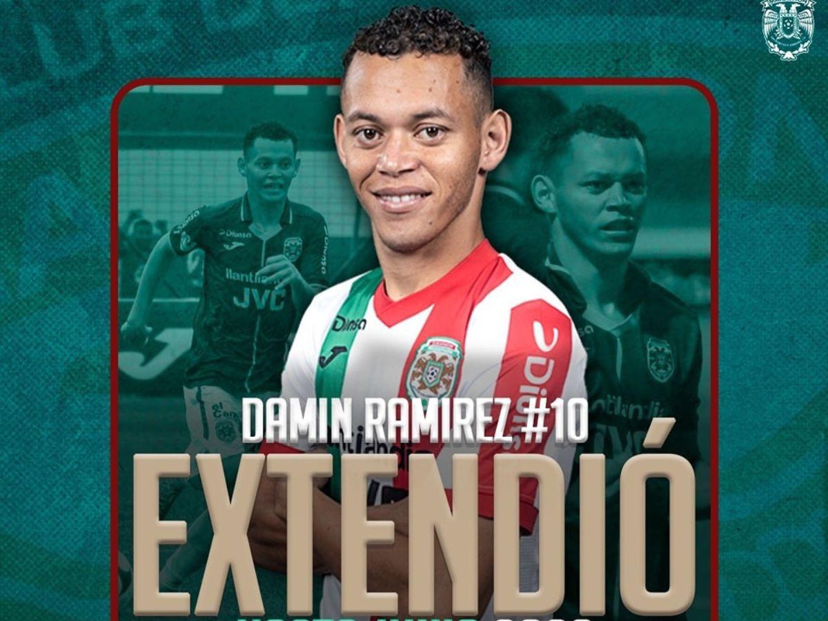 ¡Se queda! Damin Ramírez extiende contrato con el Marathón