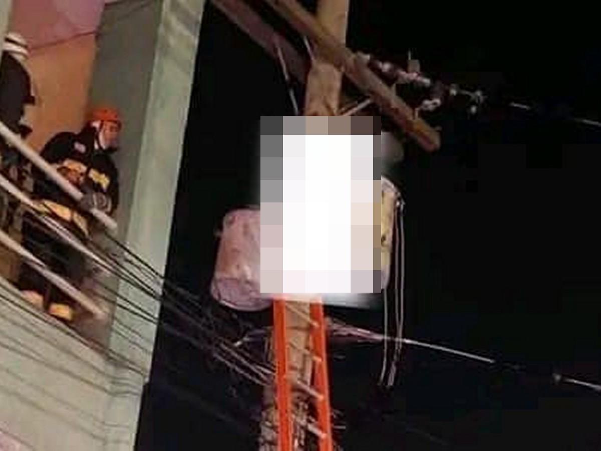 Hombre muere electrocutado en calle Los Alcaldes de Tegucigalpa