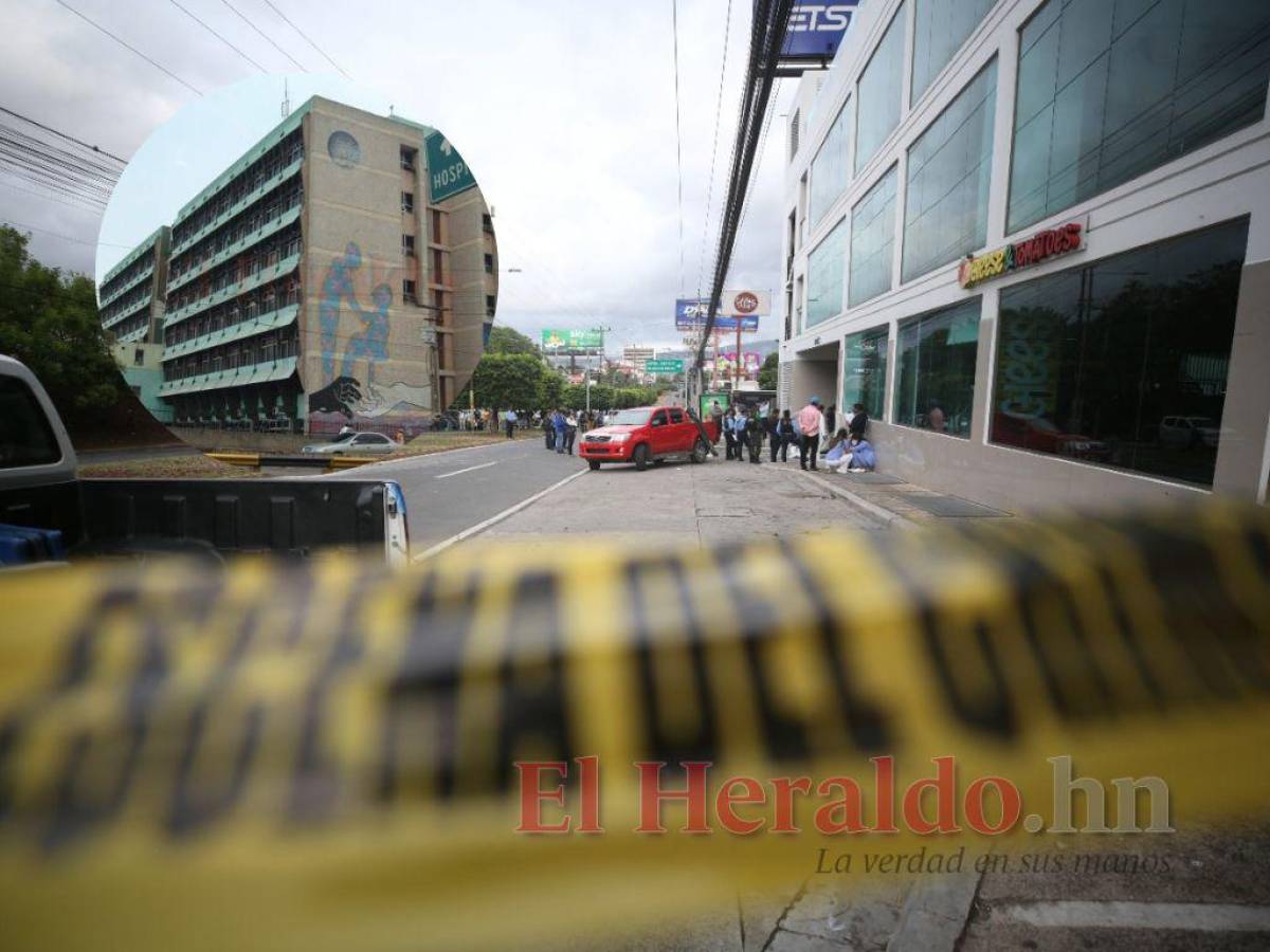 Descartan que sicario herido por conductor del hijo de ‘Pepe’ Lobo haya ingresado al Hospital Escuela