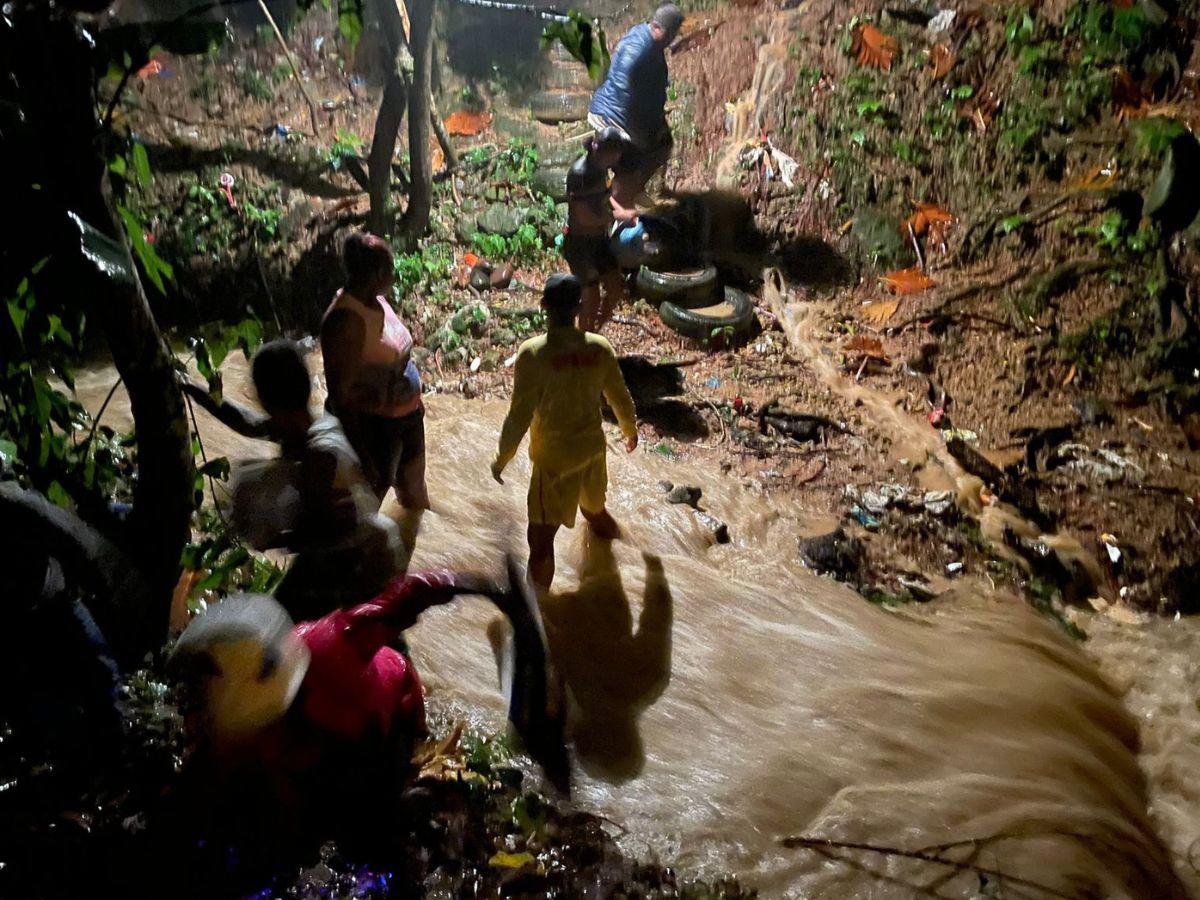 Los daños que ha dejado la tormenta Sara en la zona norte de Honduras