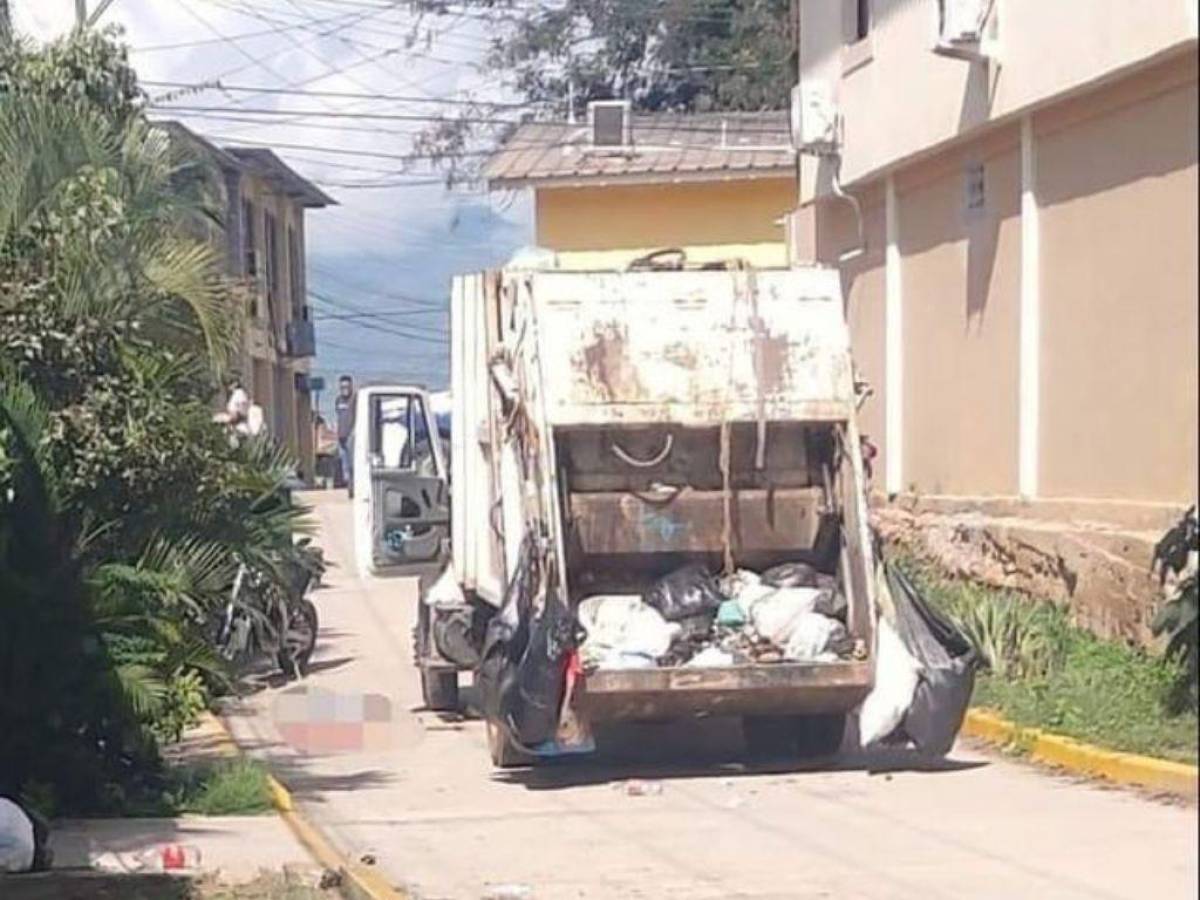 Menor muere tras ser arrollado por el camión de la basura en Comayagua