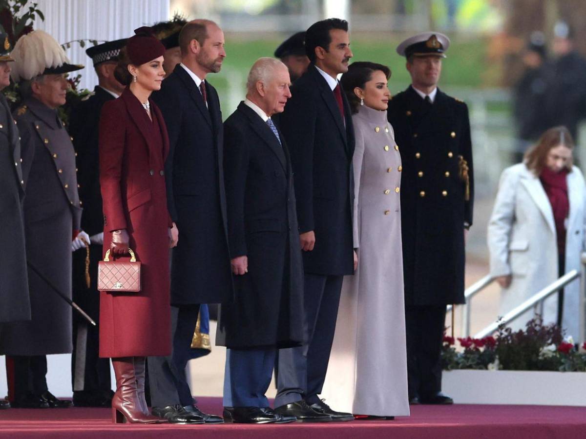 Kate Middleton, protagonista en la visita de Estado del Emir de Catar