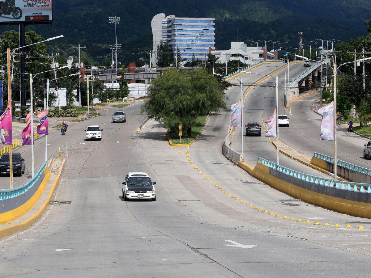 ¡Espectáculo! Sin tráfico, así luce Tegucigalpa durante el Feriado Morazánico