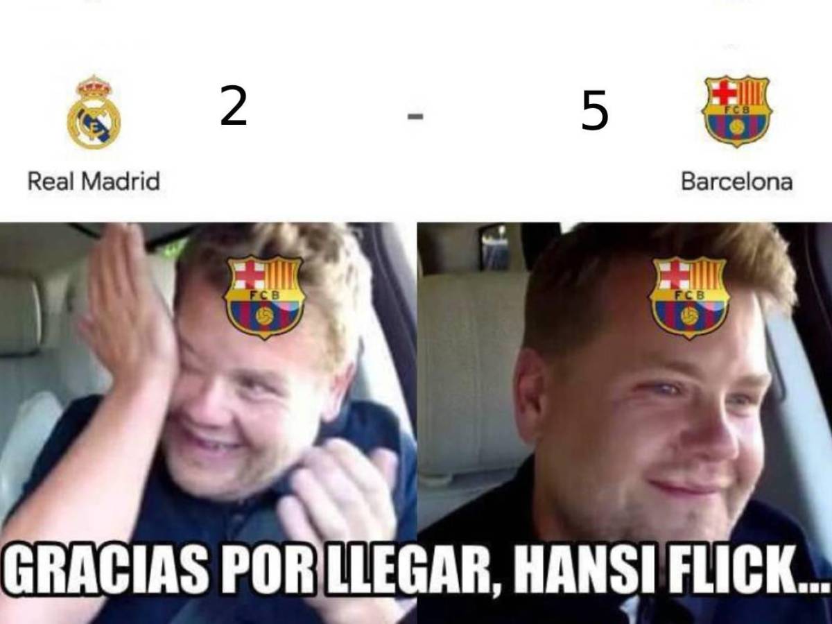 Los mejores memes que dejó goleada del Barcelona sobre Real Madrid en final de Supercopa