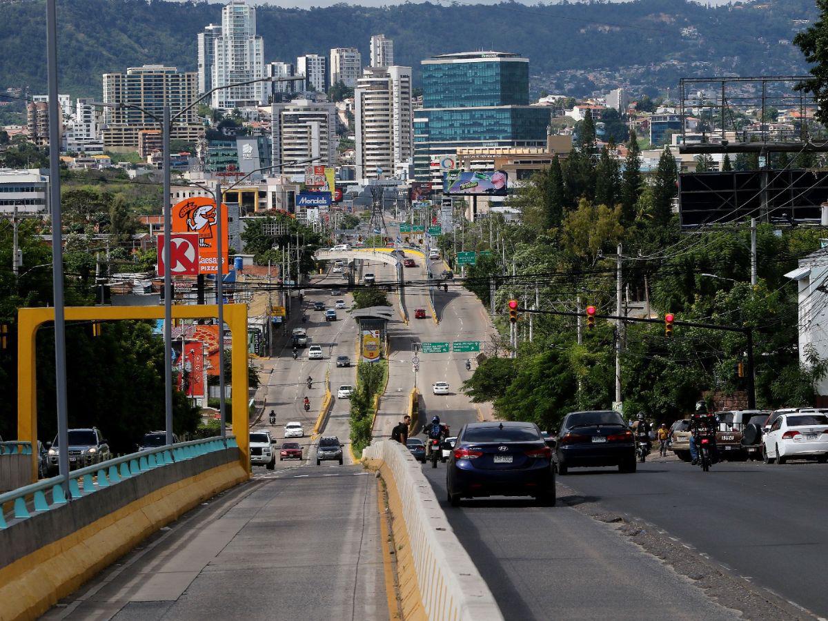 ¡Espectáculo! Sin tráfico, así luce Tegucigalpa durante el Feriado Morazánico