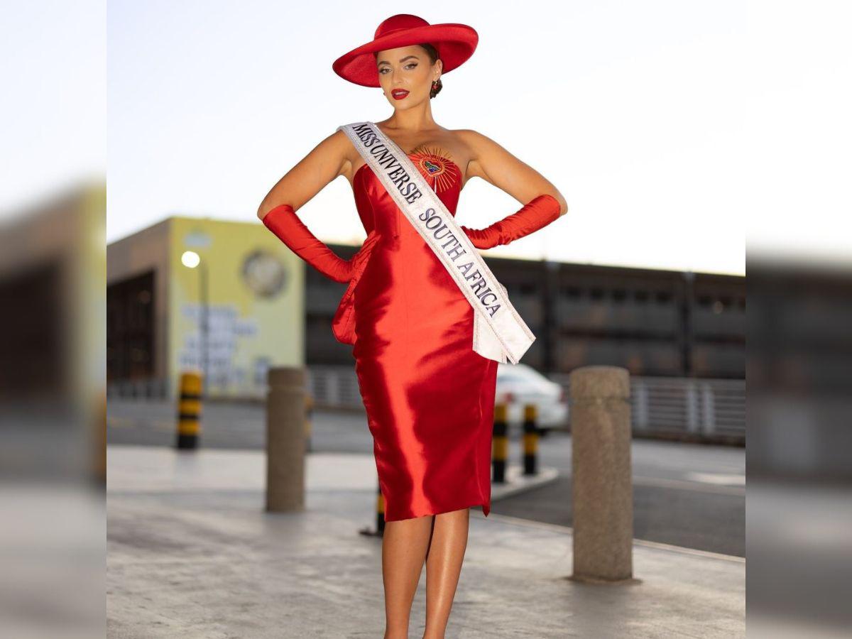 Miss Honduras elige un look similar al que ya lució Miss Sudáfrica, ¿coincidencia o inspiración?