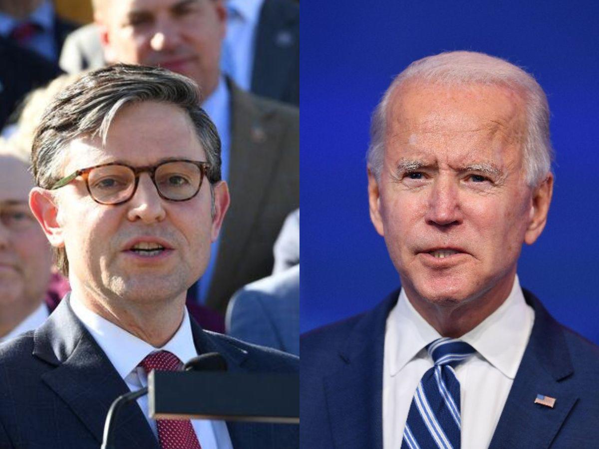 Mike Johnson pide la renuncia de Joe Biden tras anunciar su retiro a candidatura