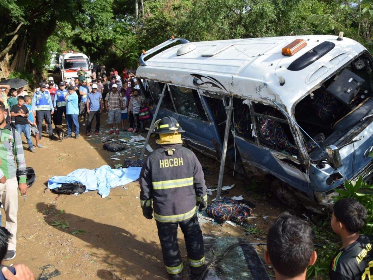 En libertad se defenderá conductor de bus accidentado en Altos de la Centroamérica