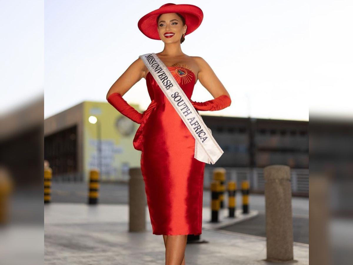 Miss Honduras elige un look similar al que ya lució Miss Sudáfrica, ¿coincidencia o inspiración?