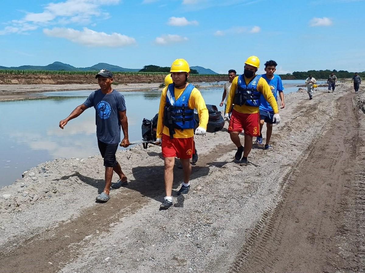 Recuperan cadáver de joven arrastrado por la corriente en Marcovia