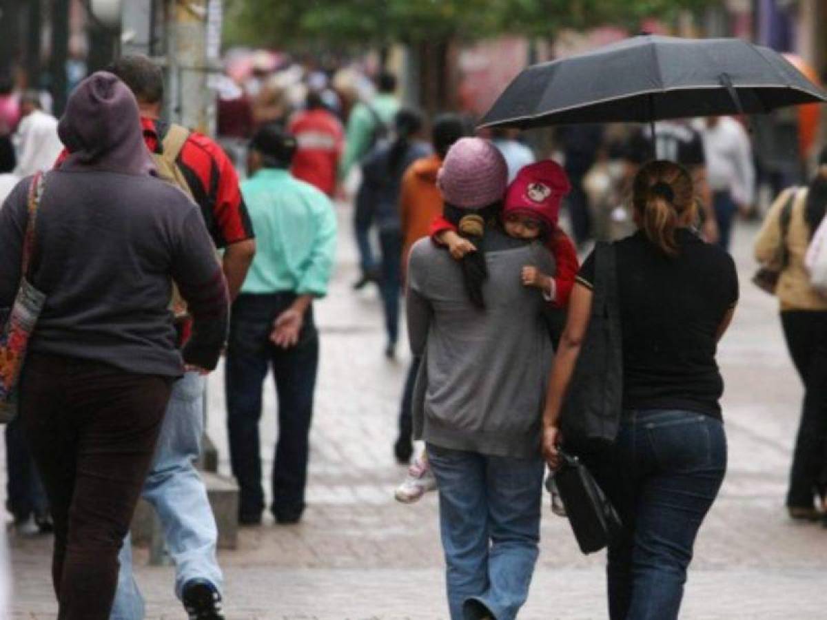 Precipitaciones y bajas temperaturas se pronostica para este viernes en Honduras