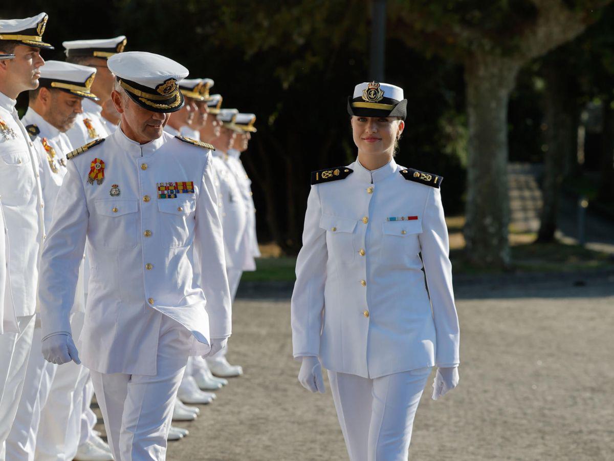 La princesa Leonor comienza su nueva etapa en la naval española