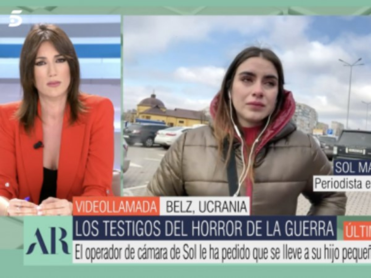 Reportera narra doloroso momento en que su camarógrafo ucraniano le pidió que cuidara de su hija