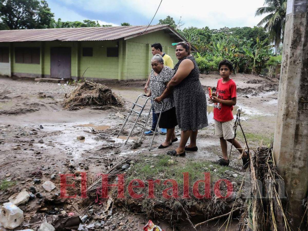 El 65% de los municipios sufren daños por lluvias en Honduras