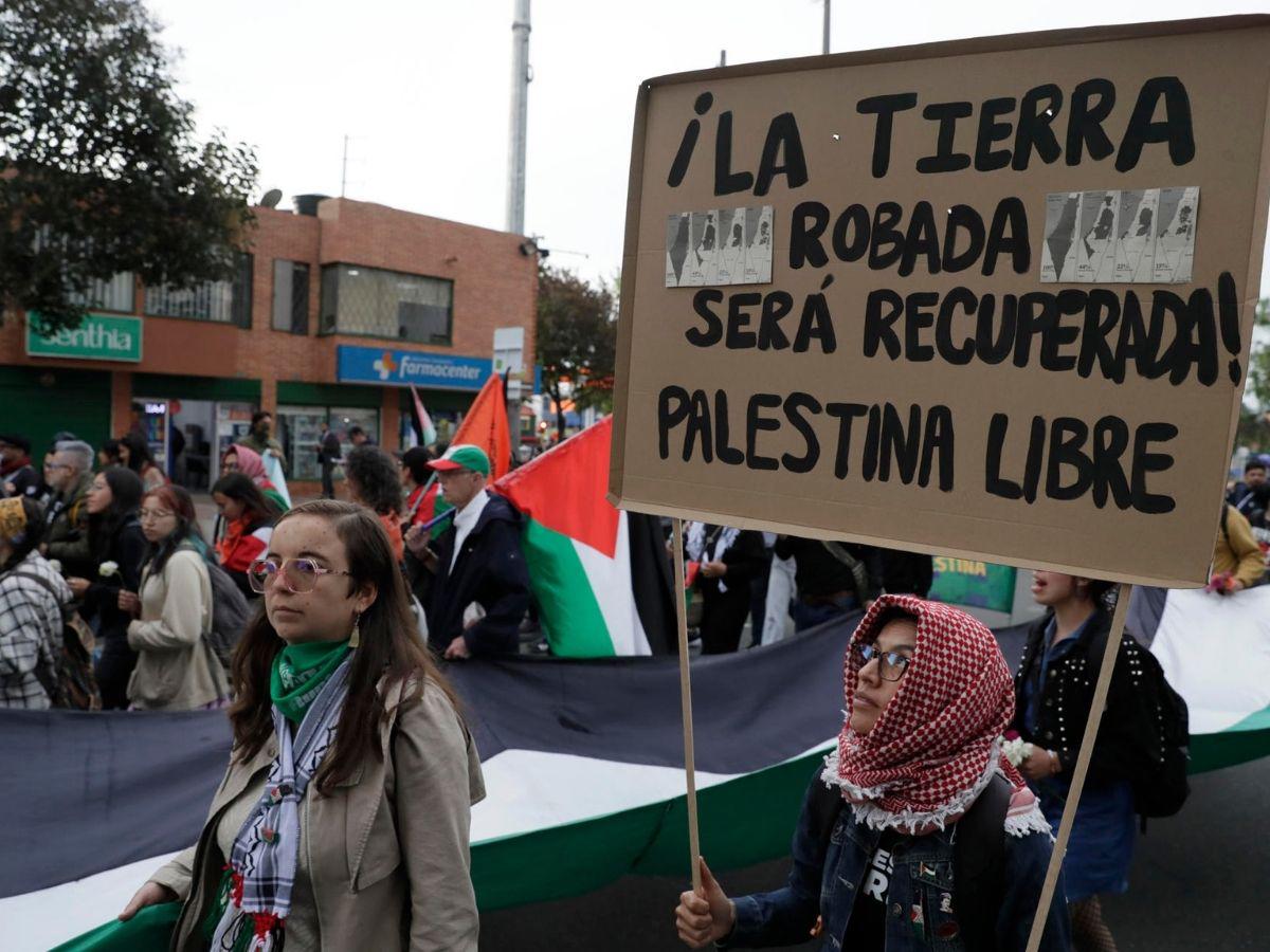 A un año del conflicto, propalestinos exigen desocupación de Israel