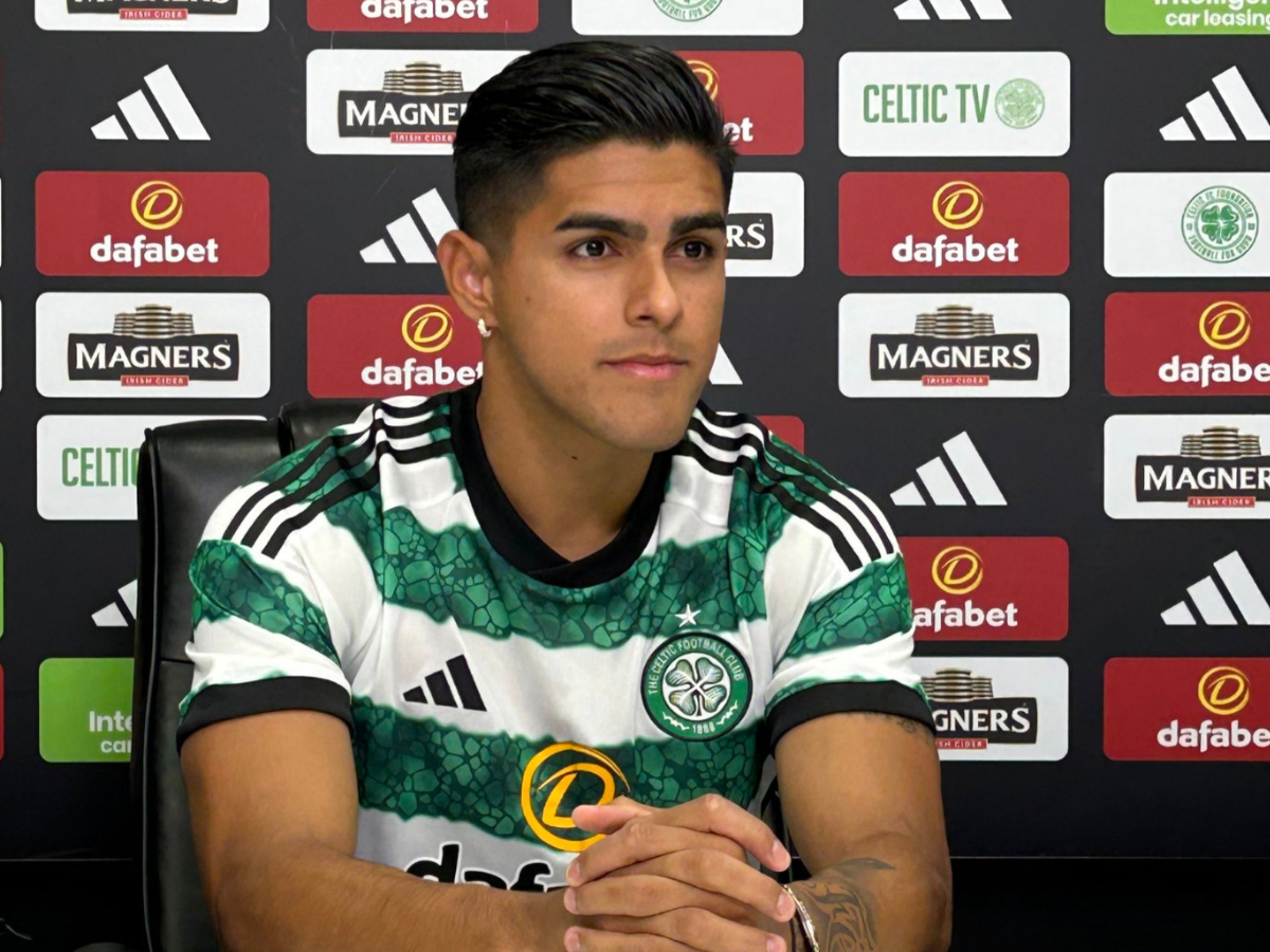 Luis Palma tras su llegada al Celtic: “Estoy muy feliz y muy agradecido de estar aquí.”