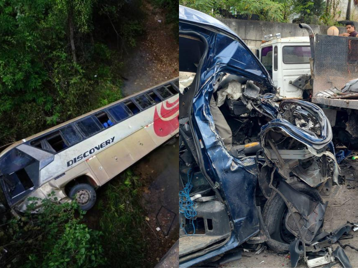 Las imágenes de los 10 accidentes más impactantes ocurridos en Honduras en 2023