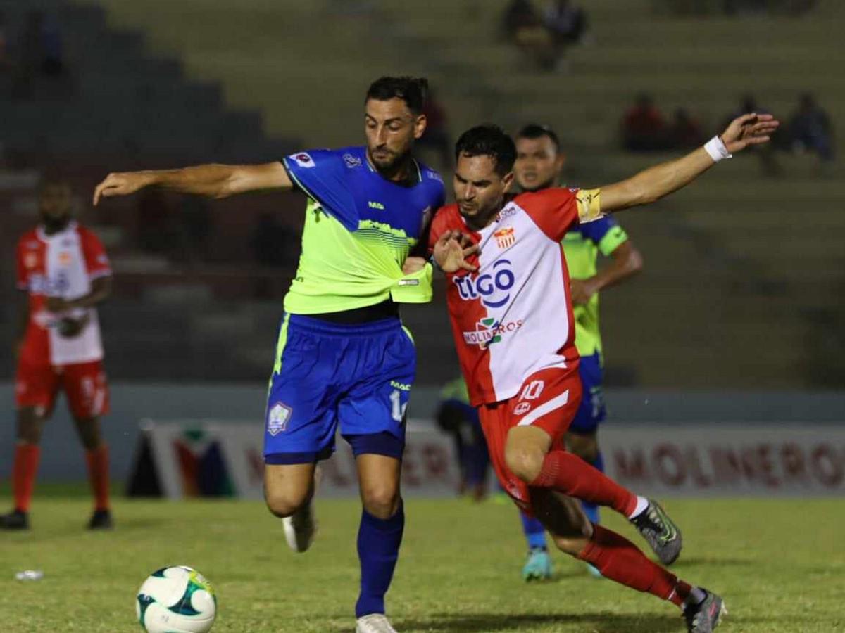 Vida y Olancho se respetaron y terminan empatando en La Ceiba