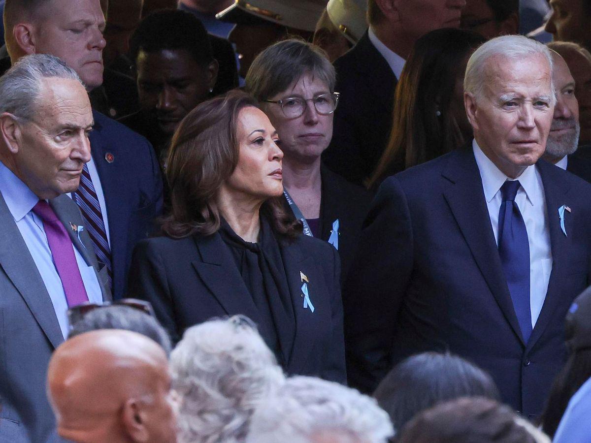 Kamala Harris y Donald Trump asisten al mismo homenaje a víctimas del 9/11