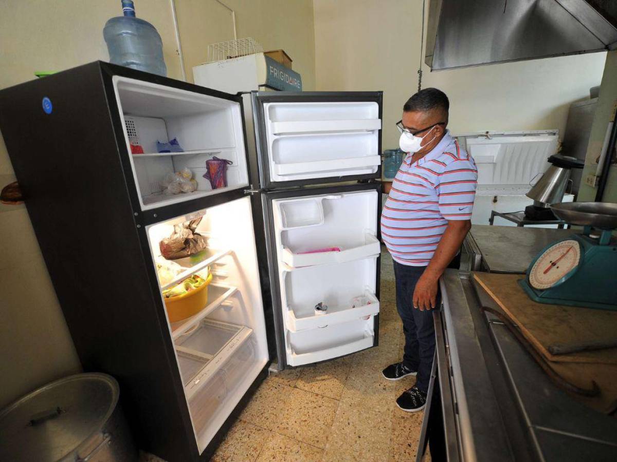 Sin alimentos el hospital, solo con el 1% para un mes.