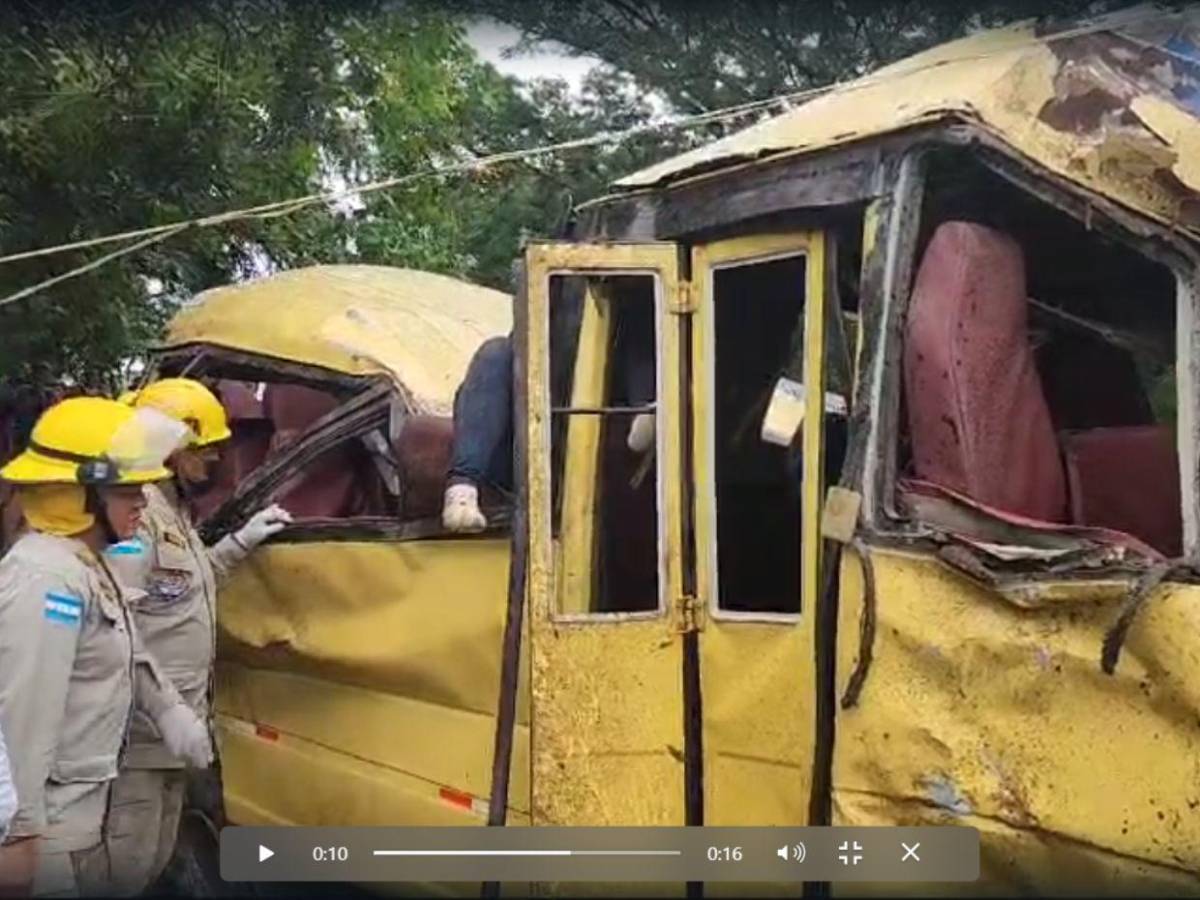 Las primeras imágenes del fatal accidente en Namasigüe