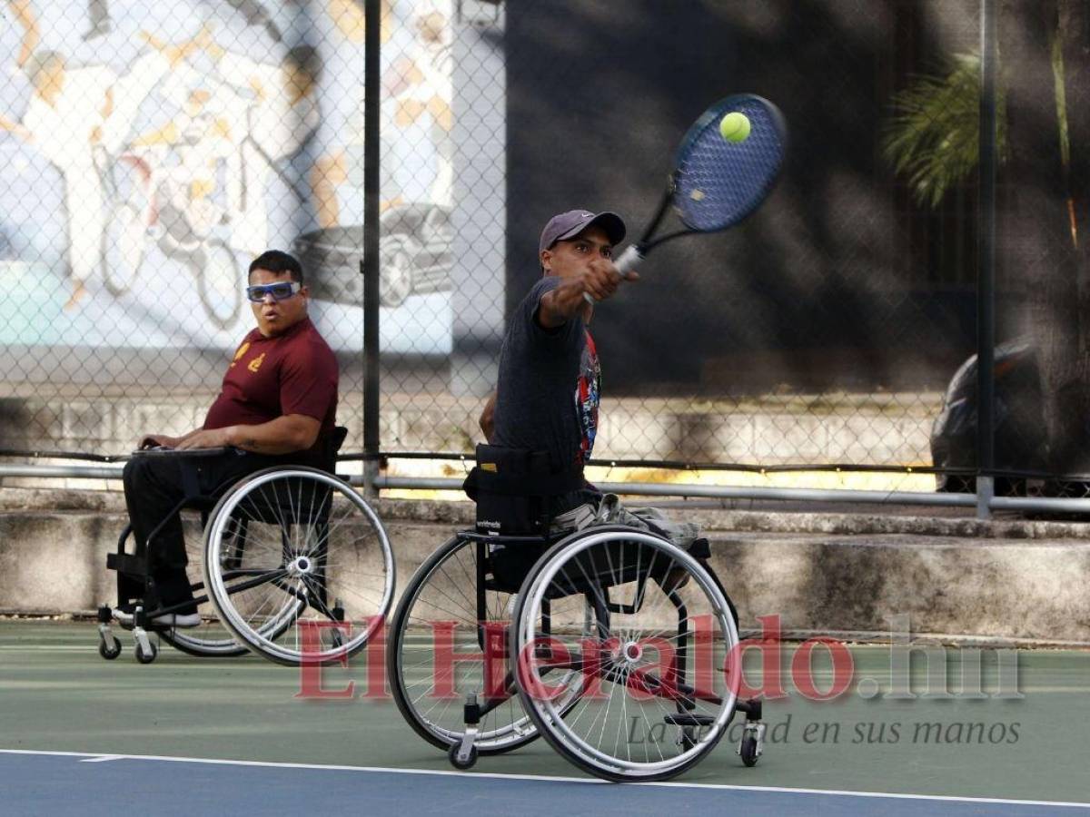 Marcos y Santos en plena práctica en la Villa Olímpica.