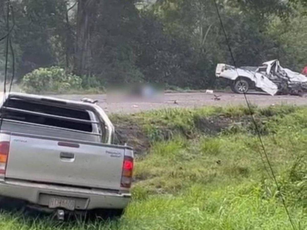 Las impactantes imágenes del accidente en el que abuelo y nieta perdieron la vida