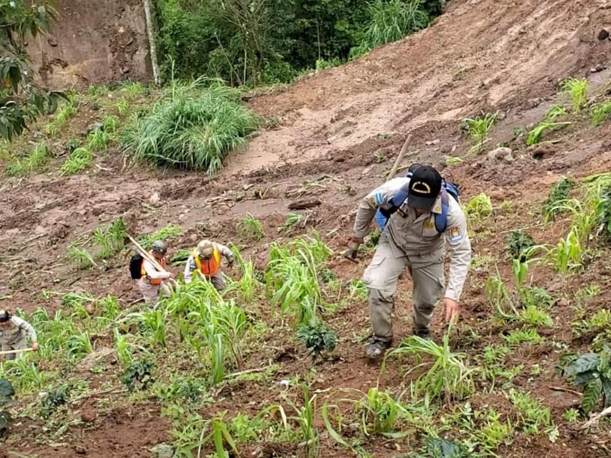 Deslave deja un muerto y cuatro heridos en Piedras Gordas, Intibucá