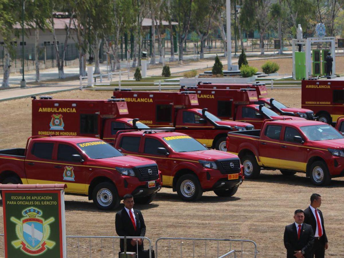 ¿De cuánto fue la millonaria inversión del gobierno en vehículos para los Bomberos?