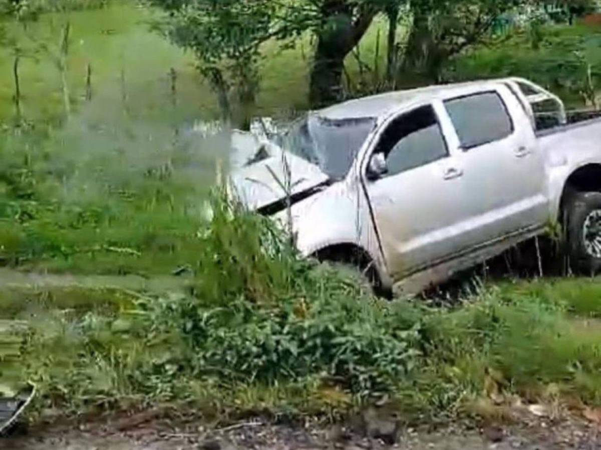 Las impactantes imágenes del accidente en el que abuelo y nieta perdieron la vida