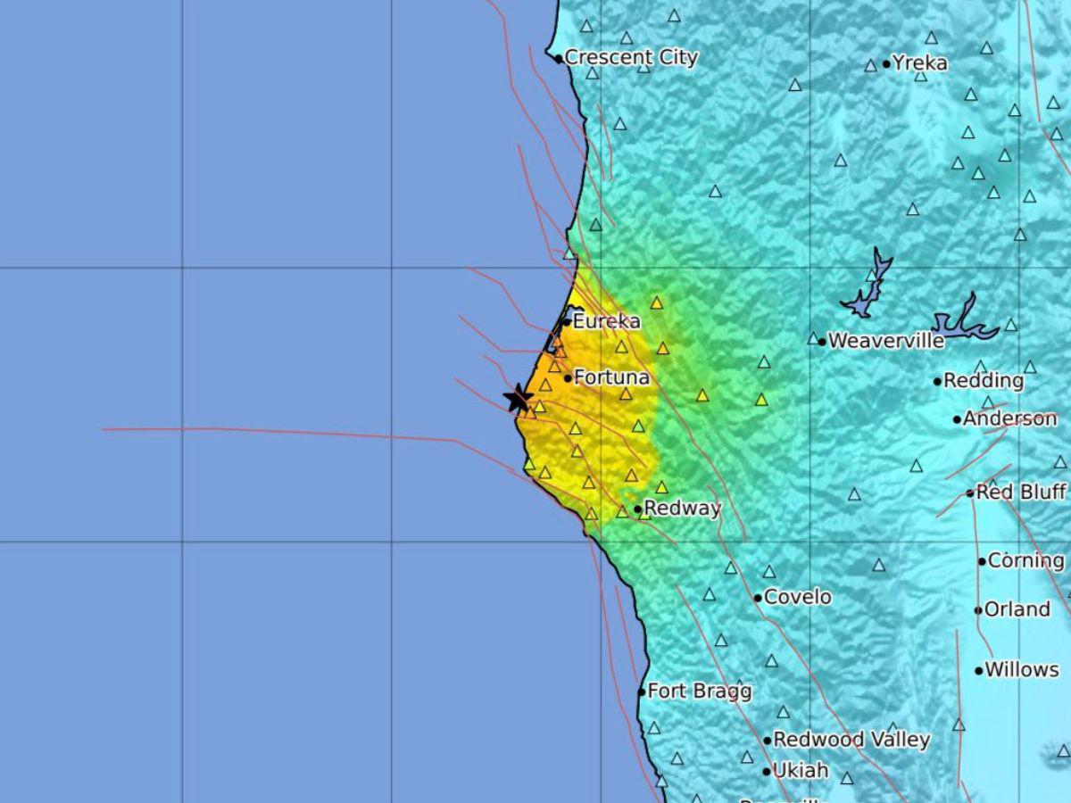 Sismo de 6.4 grados sacude la costa norte de California