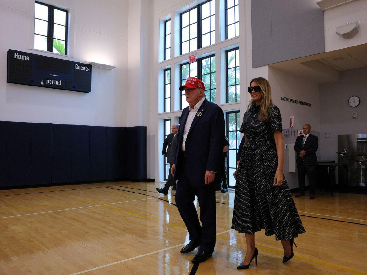 Look de Melania y Donald Trump en el día de las elecciones de EUA