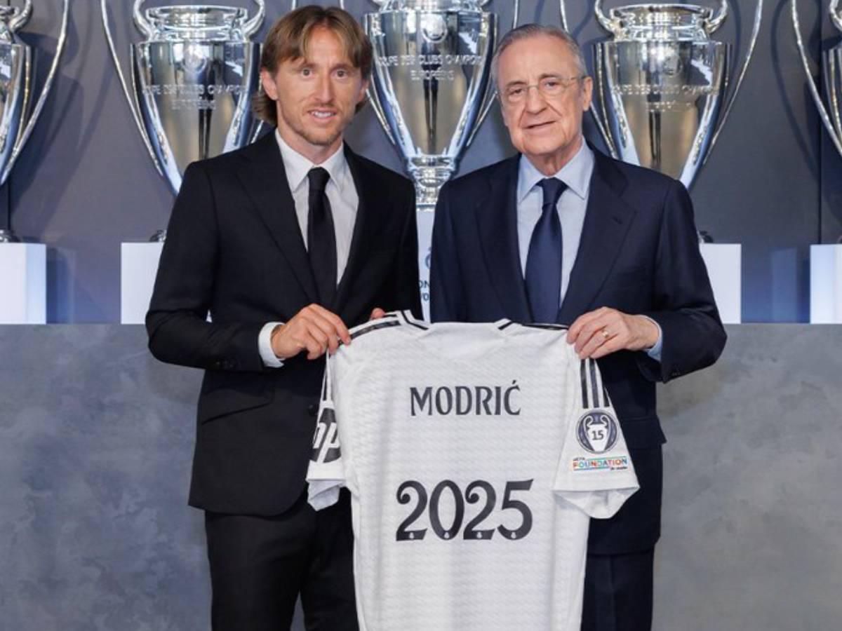 Luka Modric extiende su contrato con el Real Madrid hasta 2025