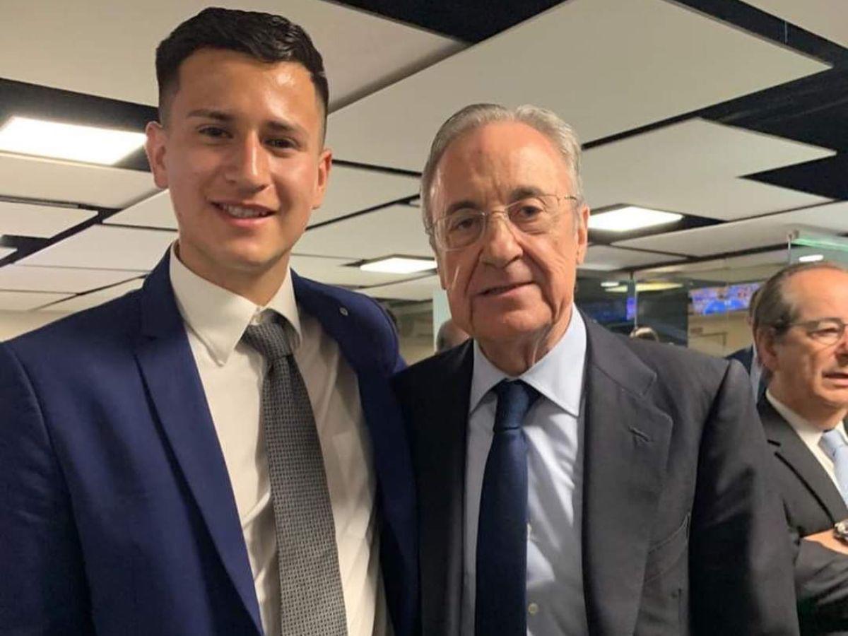 Axel tuvo el privilegio de conversar con Florentino Pérez y escuchar de cerca la historia del fichaje de Karim Benzema por el Real Madrid.