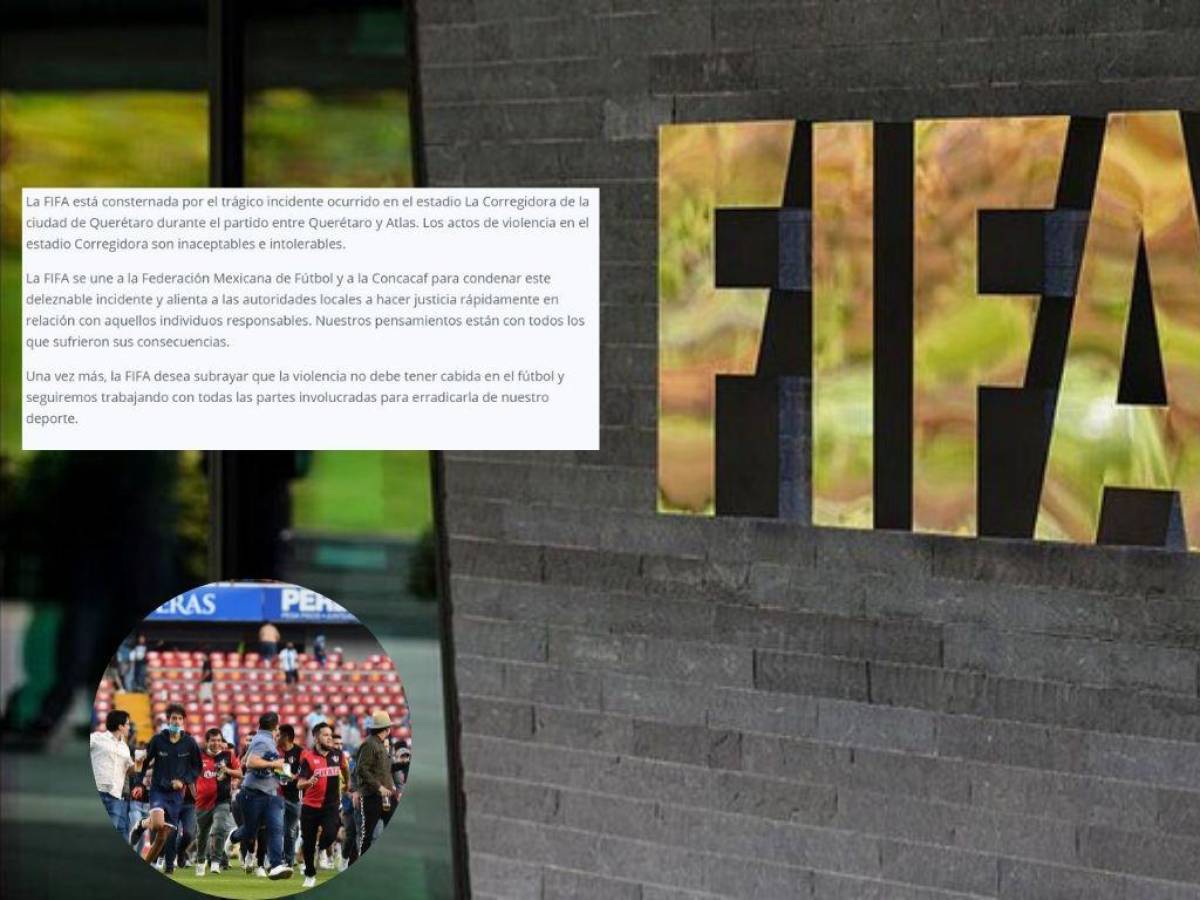 FIFA sobre tragedia en México: “Los actos de violencia son inaceptables e intolerables”